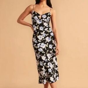 Abercrombie & Fitch Floral Midi Dress